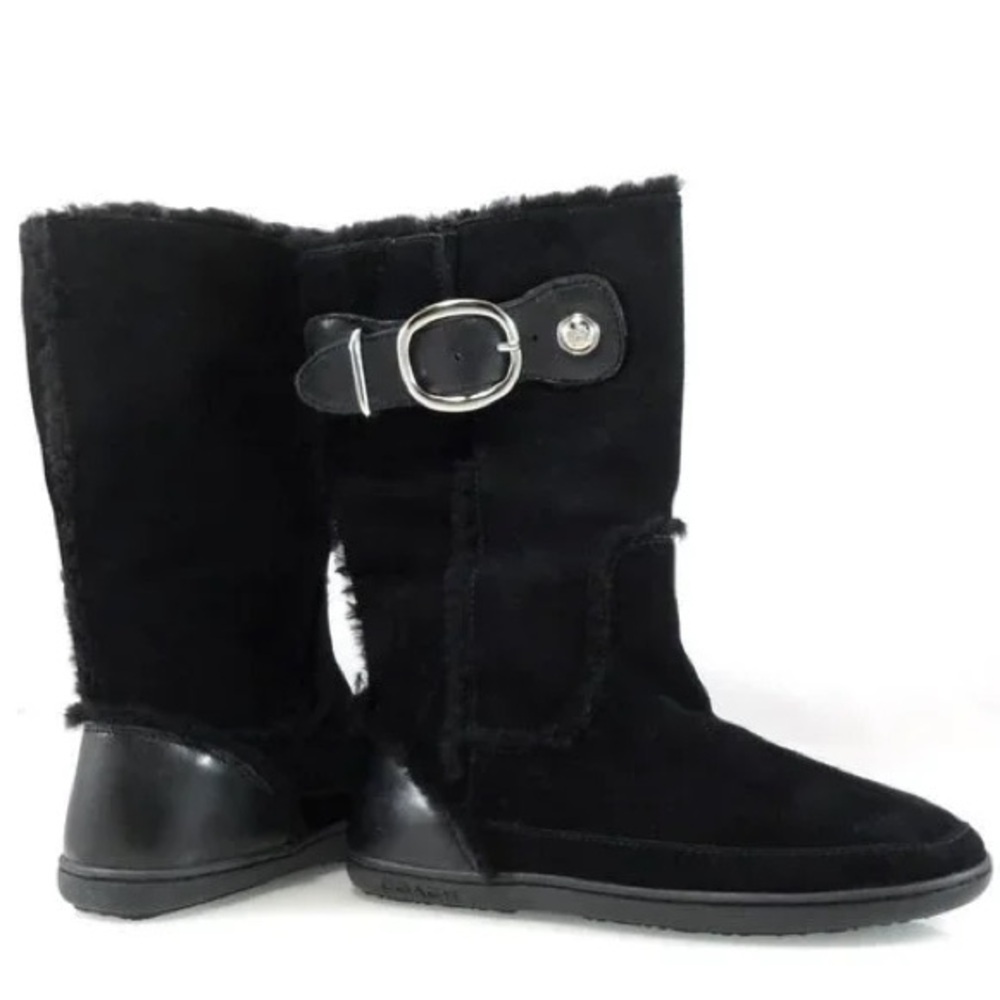 Coach MISHKA Suede Pull On Boots A7433 Size 7